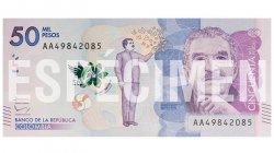 В Колумбии выпустили купюру с портретом Габриеля Гарсии Маркеса