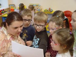 Ольга Митькина встретилась с воспитанниками детского сада