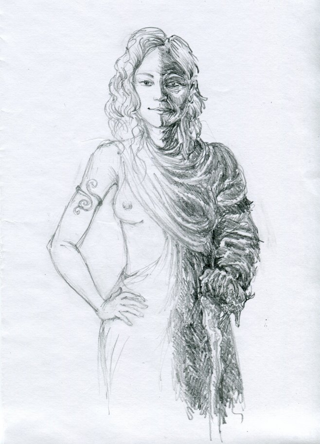 Лисийя Мелана Серебряная поляна, лесная богиня, которую Бриони встретила в своих скитаниях и получила от неё помощь и охранный амулет