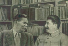 Максим Горький и Иосиф Сталин