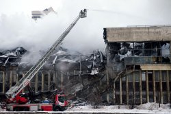 От пожара пострадало около 15% фонда библиотеки ИНИОН