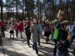В Обнинске прошел литературный марш
