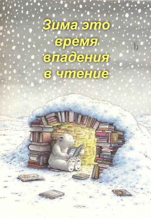Зима это время впадения в чтение